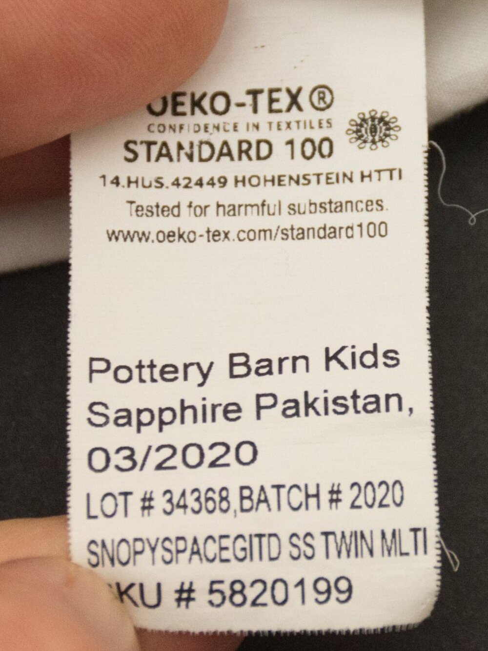Pottery Barn Kids Snoopy in Space Twin Flat Sheet - Picture 3 of 4